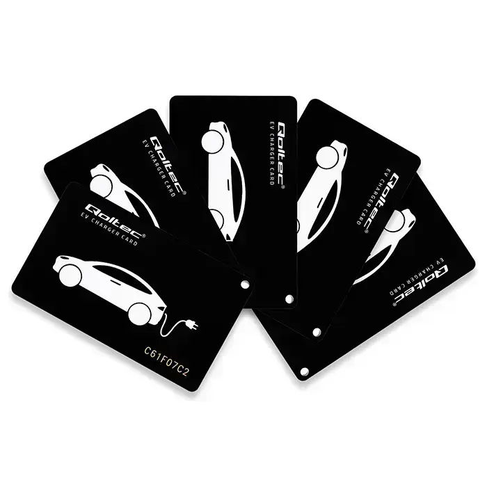 Qoltec Proximity Cards for EV Charging Station | 5 pcs | Hotel, Parking
