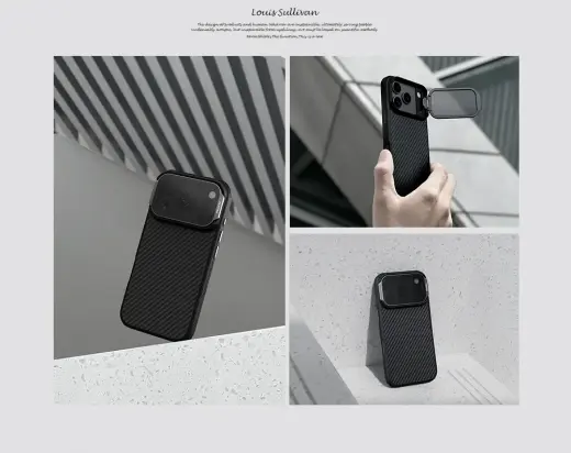 Nillkin CarboProp Aramid Magnetic Case for Apple iPhone 17 Pro Black Foto 8