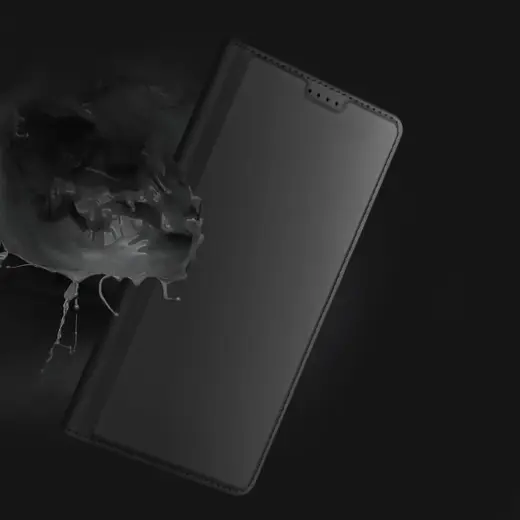 Dux Ducis Skin Pro iPhone 16 Pro Max Case with Flip and Card Slot - Black Foto 11