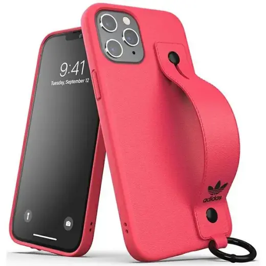 Adidas Hand Strap чехол для телефона для iPhone 12 Pro Max розовый