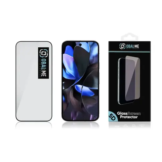 OBAL:ME 5D Glass Screen Protector for Google Pixel 9|9 Pro Black Foto 2