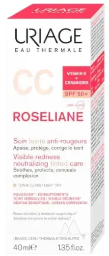 Uriage Roseliane CC Cream Anti-Redness Tinted Treatment SPF50+ 40ml Фото num