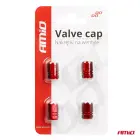 Aluminium valve cap red 4 pcs — Photo 4