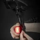 Rockbros Q2S LED Rear Bike Light with Smart Stop System + USB-C - USB-A Cable - Black Foto 3