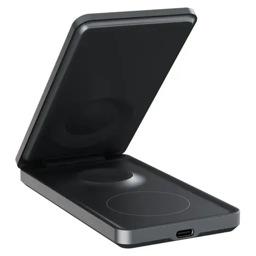 Proove wireless charger Metal Edge 3 in 1 gray Фото num