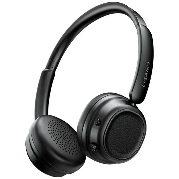 USAMS SR01 Bluetooth 5.3 ANC over-ear headphones black