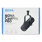 BOYA CastMic P60 Wired USB XLR Studio Microphone - Black — Foto 13