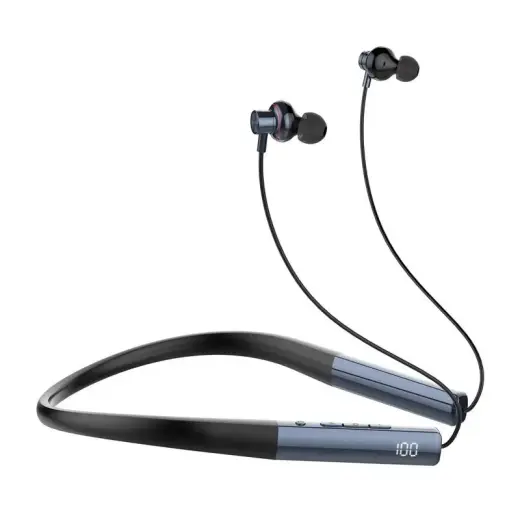 LDNIO N01 wireless neckband headphones (dark blue) Foto 3