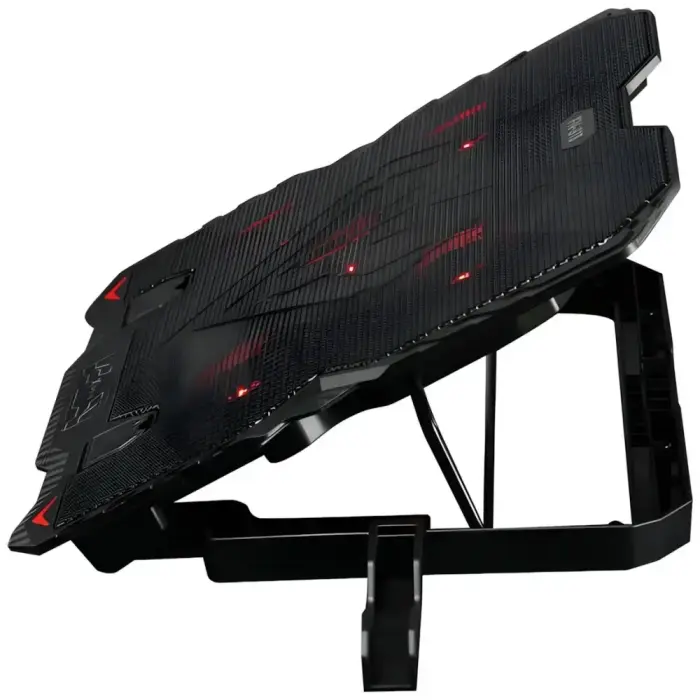 XTRIKE ME Laptop Cooling Pad with Built-in Phone Holder FN-813 Black Foto 6