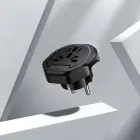 Borofone Travel charger adapter BAC15 - USA, UK, EU, AU black Foto 7