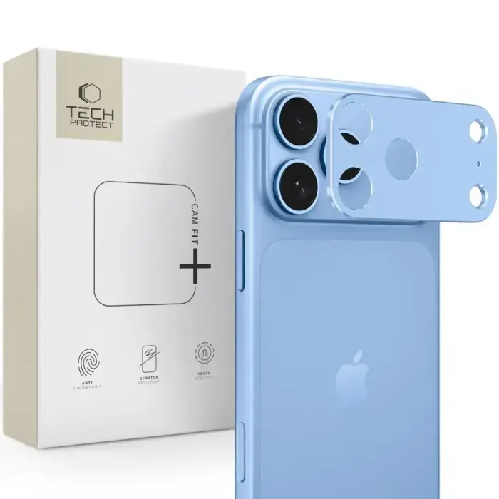 OSŁONA APARATU TECH-PROTECT CAMALLOY FIT+ IPHONE 18 PRO MAX LIGHT BLUE