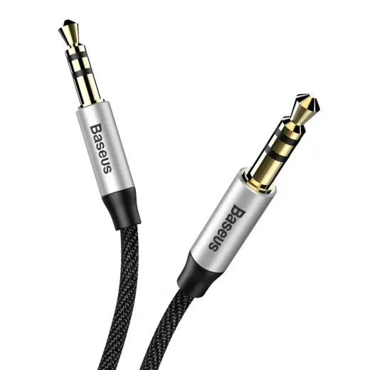 Baseus CAM30-CS1 Premium AUX Cable 3.5 mm -> 3.5 mm 1.5m Grey Photo