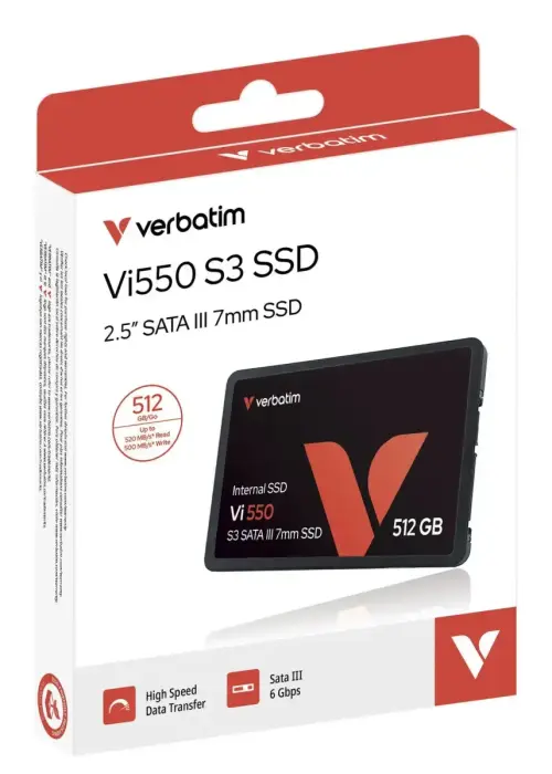 Verbatim 2.5" SSD Vi550 512GB / 49352 Black