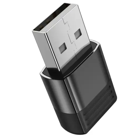 Borofone Adapter BV18 - USB to Type C - black Photo