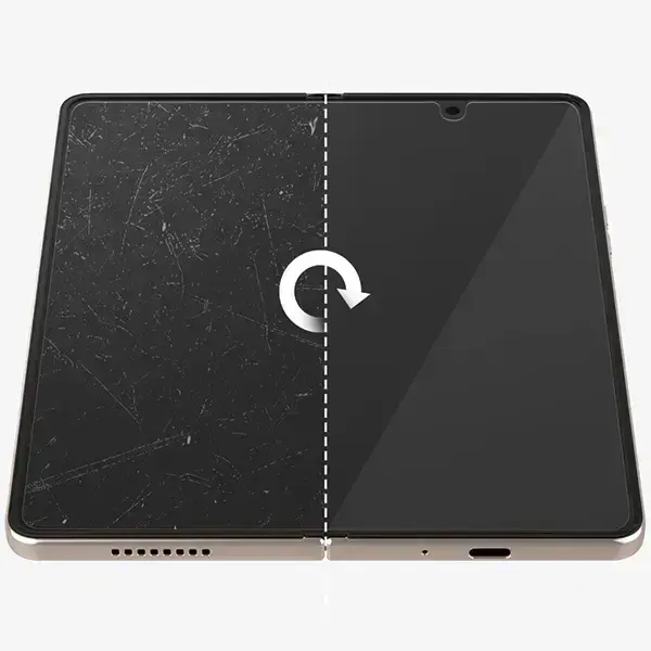 Araree Pure Diamond Film Sam Z Fold5 F946 Antimicrobial Protective Film 2pcs AR30-01782A Foto 4