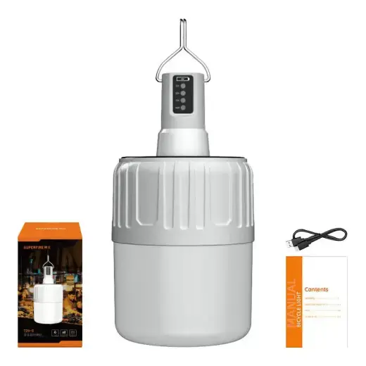 Superfire T26-S camping lamp, 500 lm, solar, 18W, 3 modes Foto 2