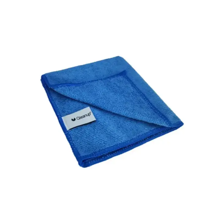 Салфетки из микрофибры 250 г/м², 30x30 см, 10 шт., QLEANUP, синие.