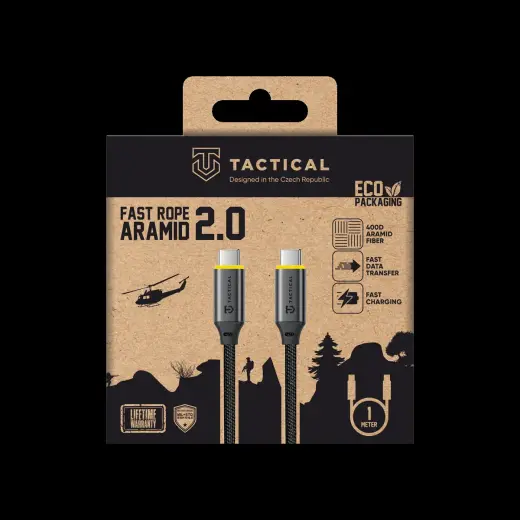 Tactical Fast Rope Aramid 2.0 Cable USB-C|USB-C 1m Foto 4