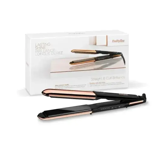 Babyliss Straightener Straight & Curl Brilliance 2-in-1 2in1 black gold (ST482E) Foto 3