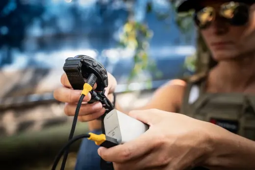 Tactical Recce 3:20 cable for Garmin USB-C Black|Yellow Photo