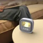 Alarm clock with LED Bunny night light PURE FNL-06 AURORA white square Forever Light Photo