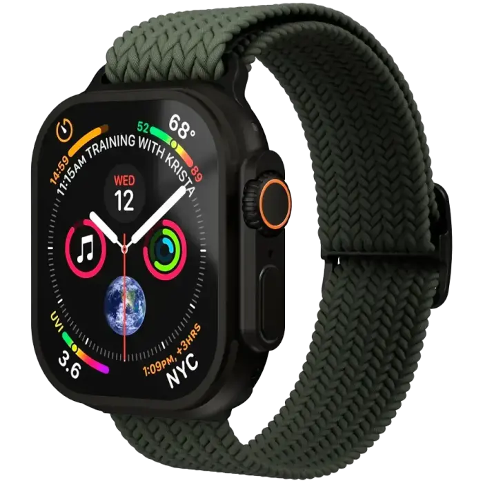 Woven Loop 40, 41, 42mm One Size, Olive Black