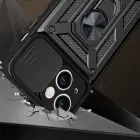 Slide Camera Armor Case for Oppo A59 Black — Фото 11