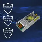 Qoltec LED Driver IP20 60W | 12V | 5A | Slim case — Foto 5