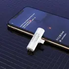 Borofone Adapter BV7 Audio - Lightning to Lightning + jack 3,5mm - white Photo