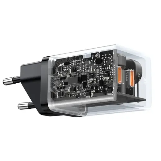 Baseus GaN5 Pro 40W 2xUSB-C Wall Charger - Black Foto 6