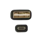 Cable - USB to Micro USB - reversible 1 Meter BLACK Foto 2