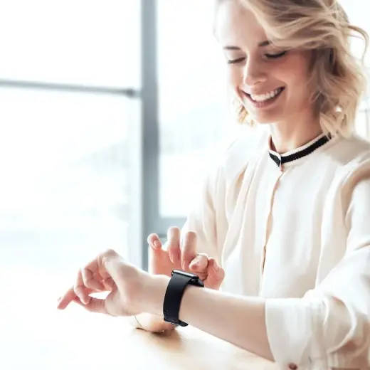 Baseus Slip-Thru strap band bracelet for Apple Watch 3|4|5|6|SE 38mm|40mm black (LBWSE-01) Фото num