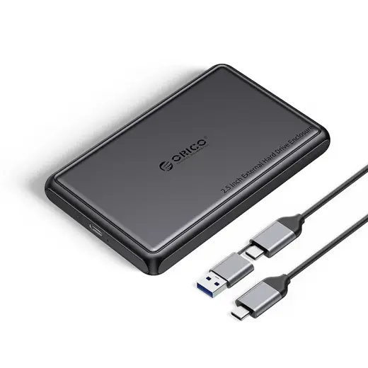 Orico DDL25-C3 2.5" HDD|SSD USB-C 5Gb|s Disk Drive - Black Фото num