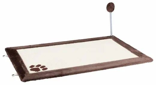 Nagu asināmais : Trixie Scratching mat with plush border, 70 × 45 cm, dark brown Foto 4