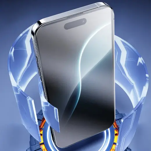 Benks Tempered glass Joy Touch Matte Glass (0N65) for Iphone 16 Pro black Foto 4