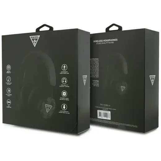 On-Ear Headphones Guess 4G Triangle Logo Bluetooth black Foto 7