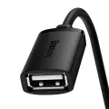 USB 2.0 pagarinātājs vads Baseus AirJoy Series, 0,5 m (melns) Foto 6