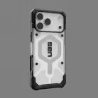 UAG Pathfinder Clear MagSafe Case for iPhone 17 Pro Max - White and Gray Photo
