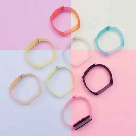 Silicone strap for Xiaomi Mi Band 5 / 6 wristband strap - gold Фото num