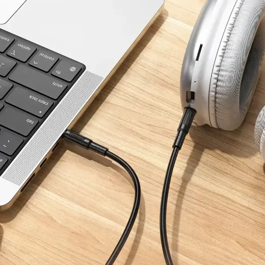 Borofone Cable AUX BL25 Nice - jack 3,5mm to jack 3,5mm - 1 metre black Photo