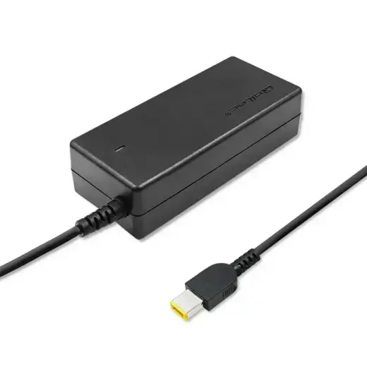 Qoltec Power adapter for laptop Lenovo 65W | 20V | 3.25A | Slim tip+pin | +power cable Photo