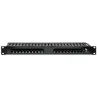 Qoltec Solid Steel Cable Organizer for 19" racks | 24 ports | 1U Foto 1