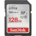 SanDisk memory card 128GB Ultra SDXC 128GB 140MB|s UHS-I Class 10 Фото num