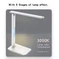 Yesido Desktop lamp DS20 induction with LCD display white Фото num