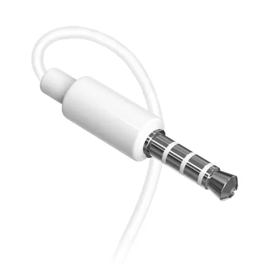 Dudao X10S wired in-ear headphones 3.5mm mini jack 1.15m - white Foto 5