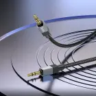 Cable AUX Jack 3,5 mm (male) to Jack 3,5 mm (male) Hoco 1 m UPA32 black Photo