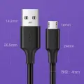 Ugreen USB - micro USB data charging cable2,4 A 480 Mbps 1,5 m black (US289 60137) Foto 3