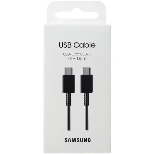 Samsung EP-DX510JBEGEU cable USB-C - USB-C | 5A | 100W | 1.8m black (OEM) Photo