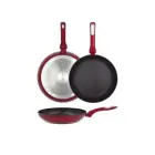 Сковорода Cosmo Ø18см индукционная красная с протектором Фото num