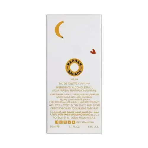 Ajmal Hannah Banana smaržas sievietēm 50 ml Foto 3